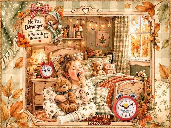 une heure en plus à dormir