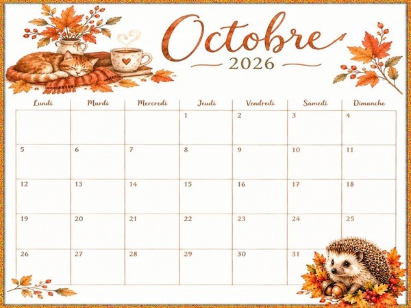 mois d'octobre